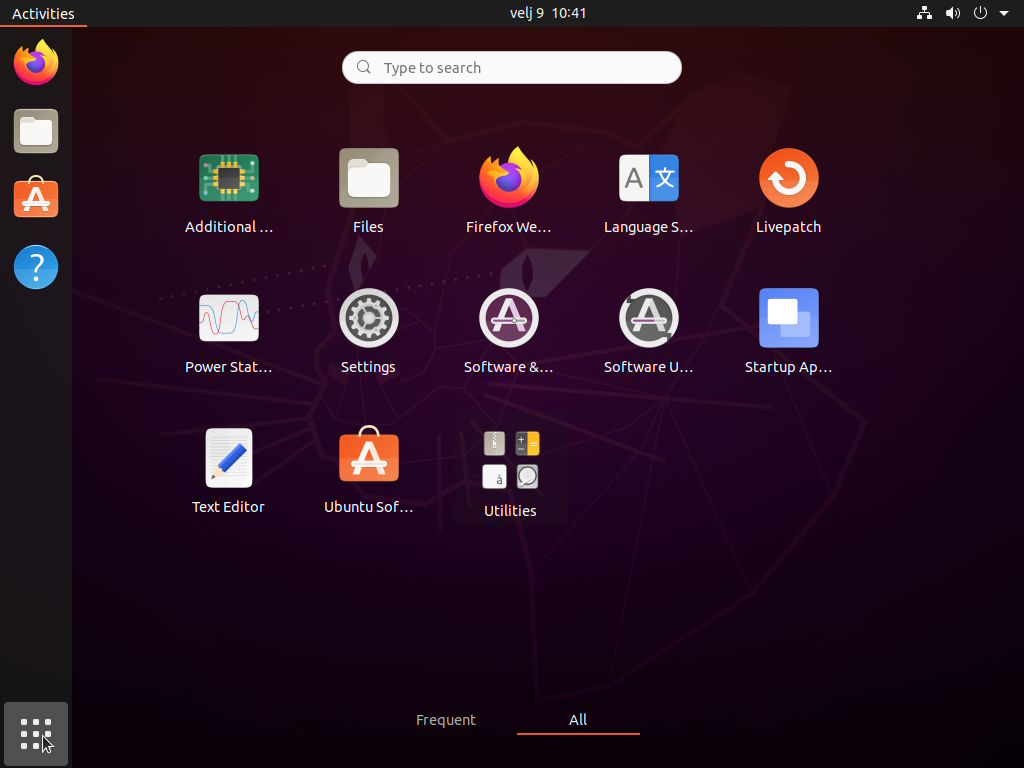 Ubuntu 20.04 Customization - Minimal Install Applications