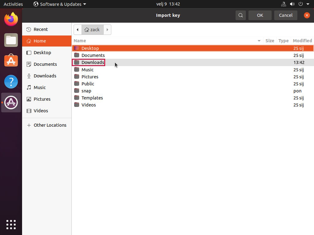 Ubuntu 20.04 Customization - Downloads directory