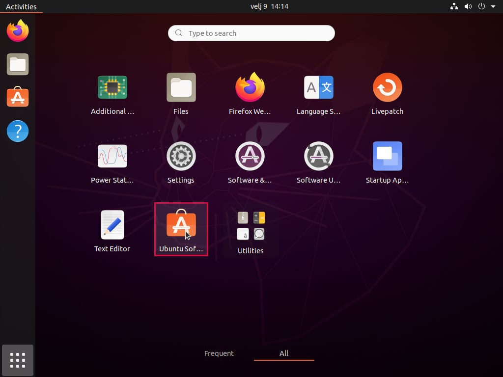 Ubuntu 20.04 Customization - Ubuntu software