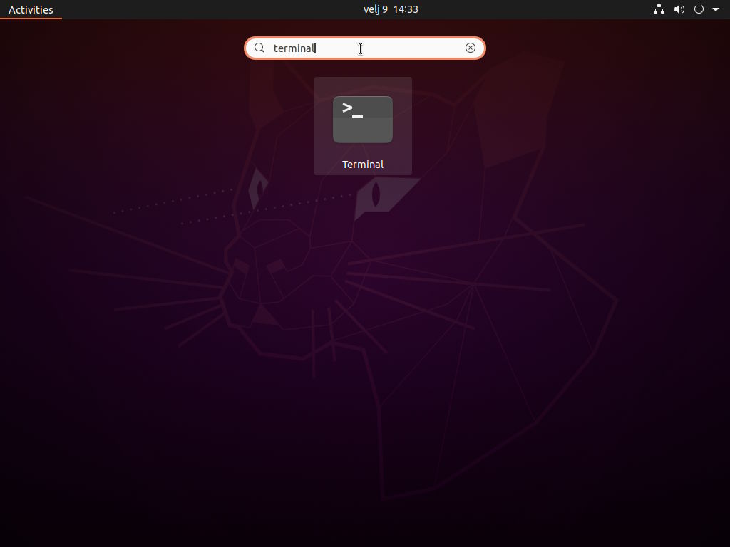 Ubuntu 20.04 Customization - Start terminal