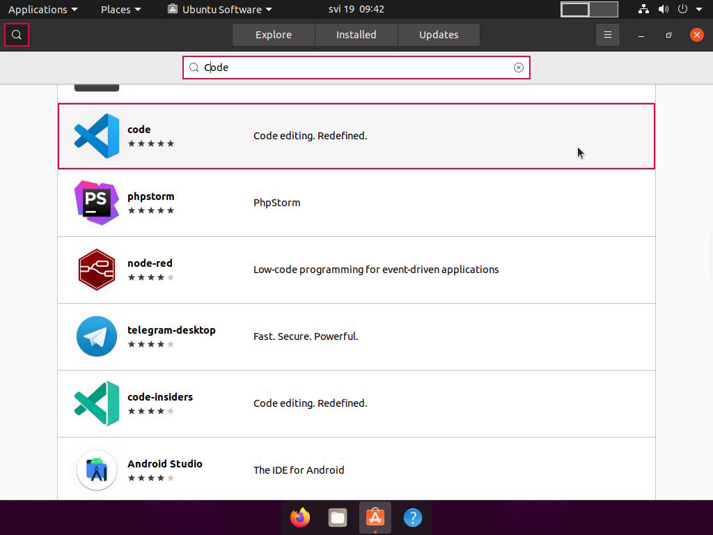Ubuntu 20.04 Recommended Apps - Visual Studio Code