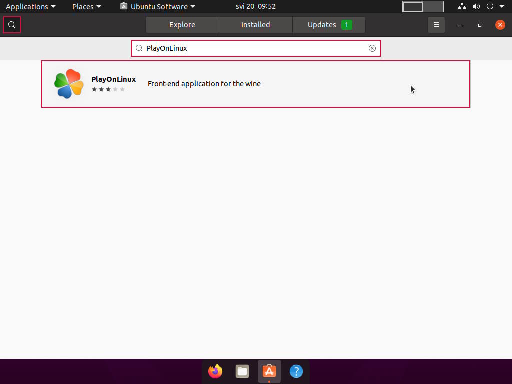 Ubuntu 20.04 Recommended Apps - PlayOnLinux