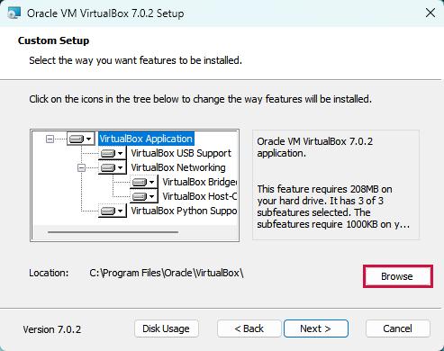 VirtualBox Installation & Configuration - Custom Setup