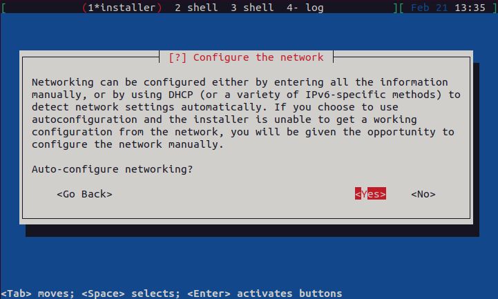 Home/Small Office Debian Server - Network Auto-configure