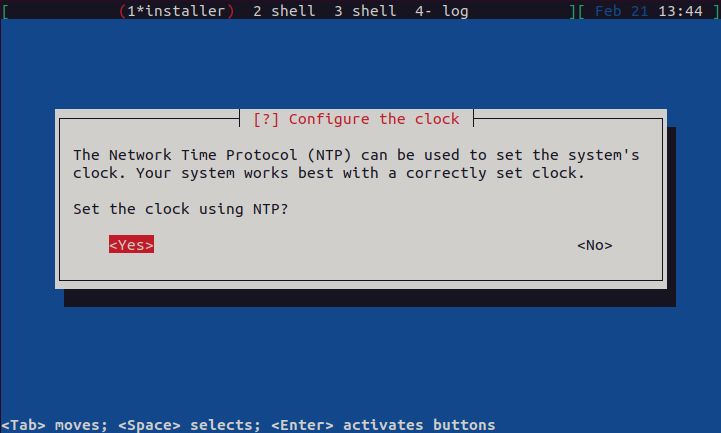 Home/Small Office Debian Server - Set NTP