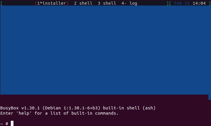 Home/Small Office Debian Server - Shell Prompt