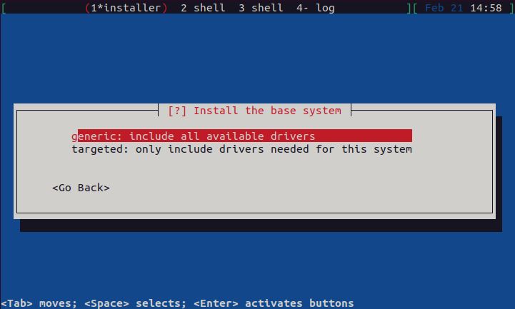 Home/Small Office Debian Server - Select Generic Drivers