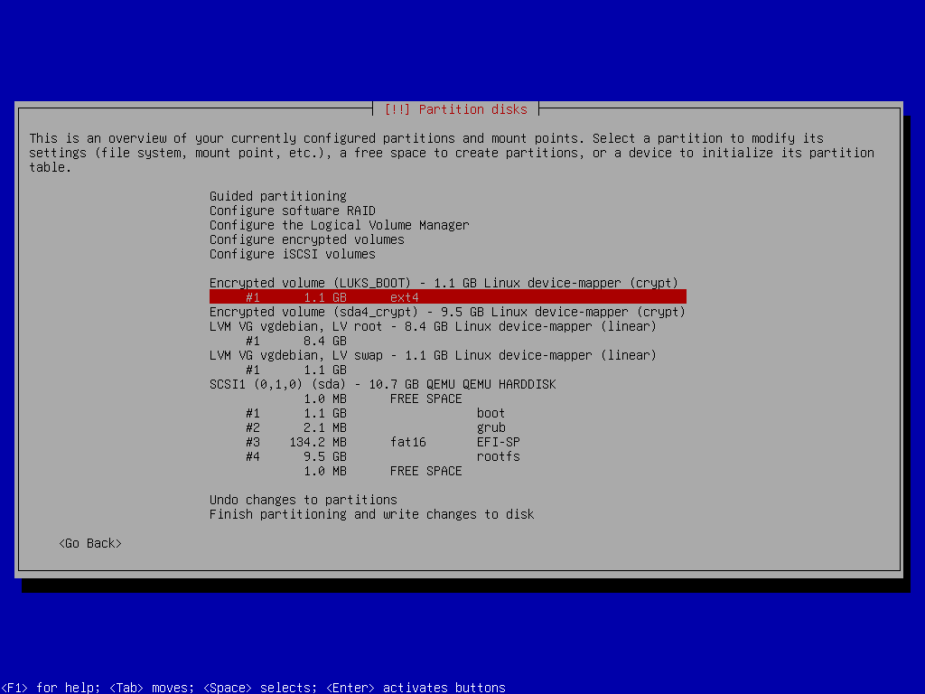 Debian Disk Encryption - Luks Boot Partition