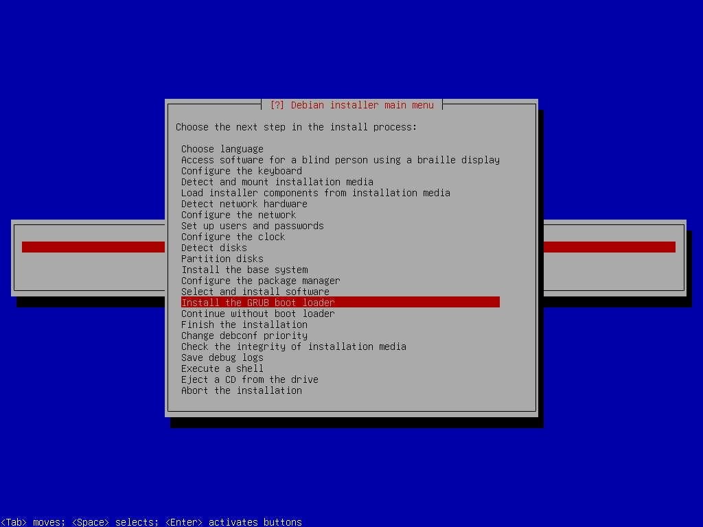 Debian Disk Encryption - Install GRUB