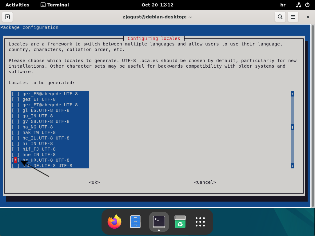 Recommended Applications for Debian Desktop - Additional Locales