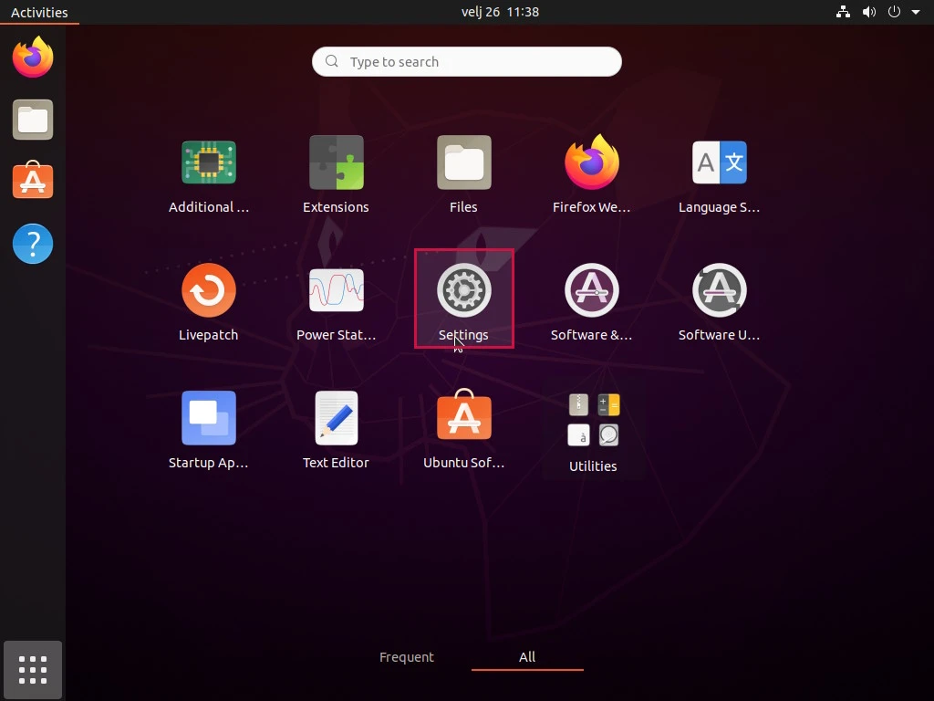 Gnome Application Launcher - Settings